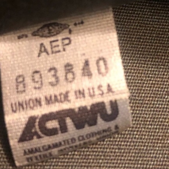 Vintage Men’s London Fog full length Spring Coat Kaki Size 44R - Picture 6 of 6